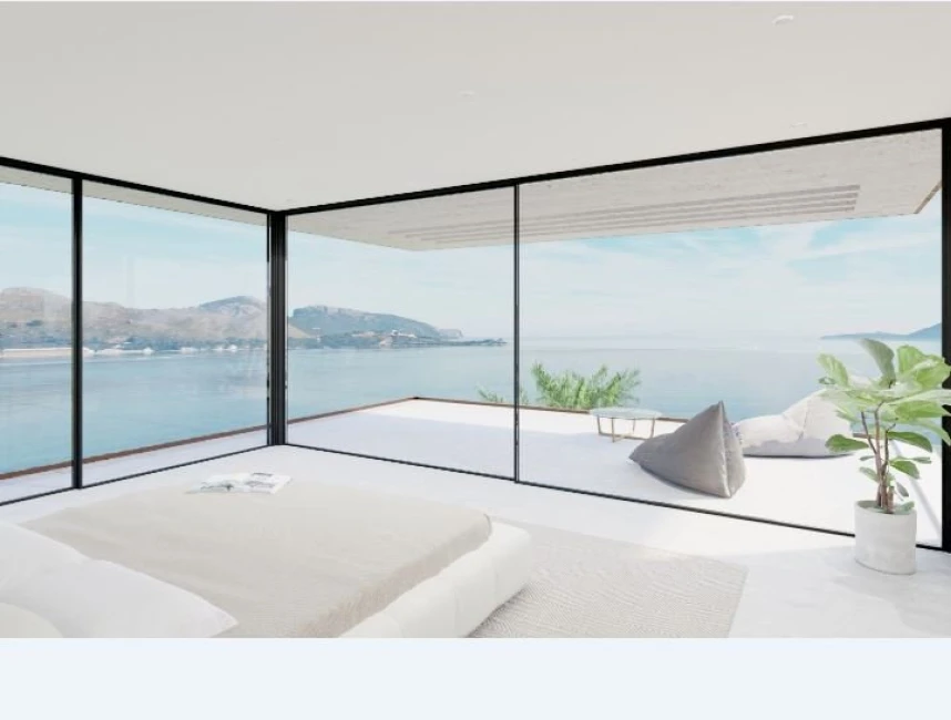 Projet de villa de luxe en bord de mer à Puerto Pollensa-3