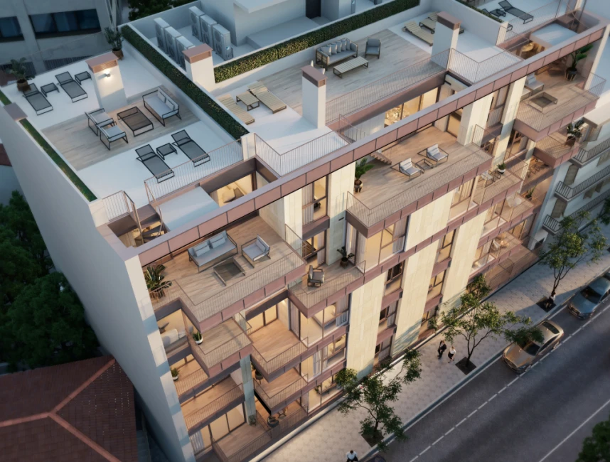 High-quality new build apartments with a community pool and underground parking in Santa Catalina-2
