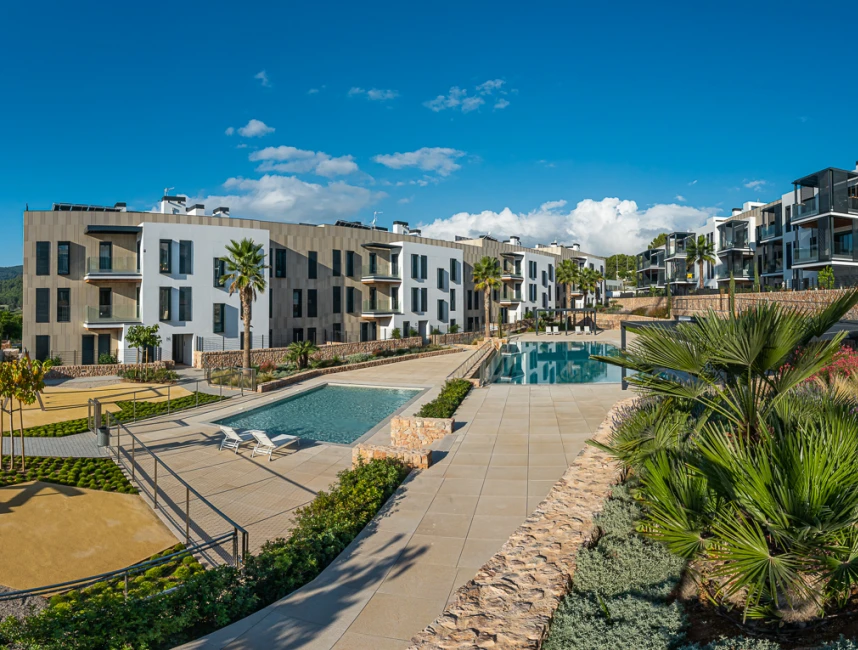 Atrakcyjne mieszkanie z ogrodem przy polu golfowym, Palma de Mallorca-15
