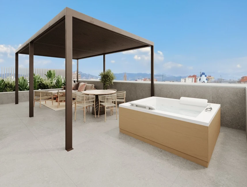 Projecte nou: Àtic de luxe amb terrassa en el terrat-5