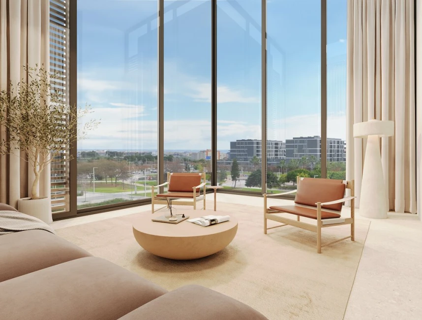 Nouveau projet de construction : Luxueux penthouse avec terrasse sur le toit - Palma de Mallorca, Nou Llevant-2