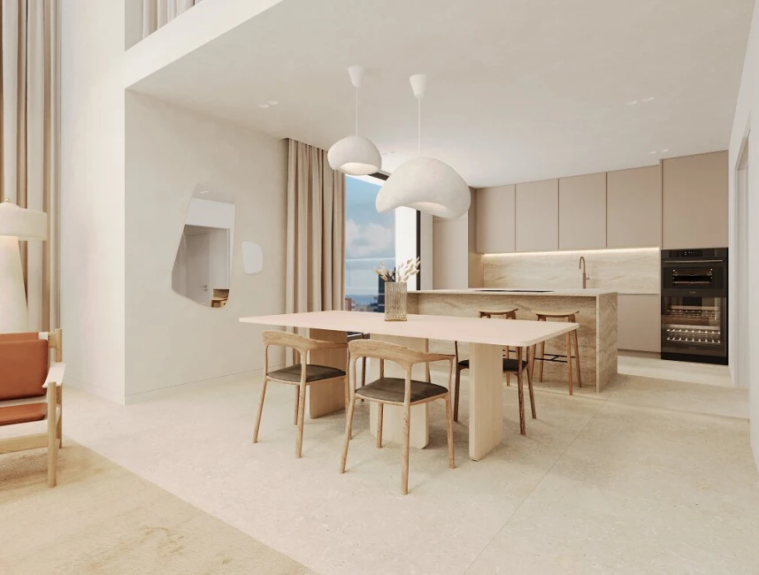 Nouveau projet de construction : Luxueux penthouse avec terrasse sur le toit - Palma de Mallorca, Nou Llevant-3