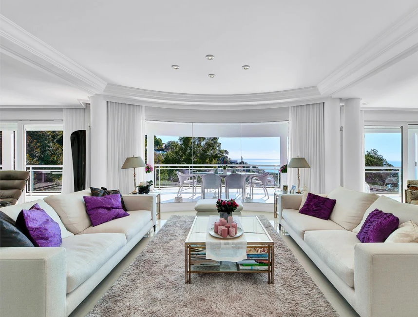 Vacker villa med fantastisk utsikt över havet och Puerto Portals-6