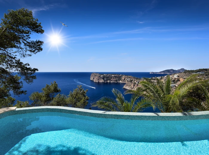 Villa de style Finca avec couchers de soleil sur la mer-2