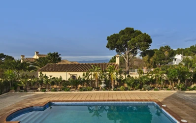 Villa mit Blick auf die Bucht von Palma in Bahia Grande