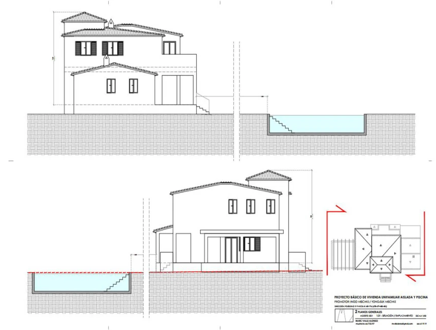 Plot with planning permission applied for-6