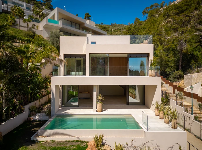 Nieuw gebouwde villa met uitzicht op Palma in Son Vida-18