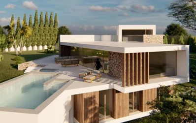 Luxe nieuwe villa op loopafstand van strand