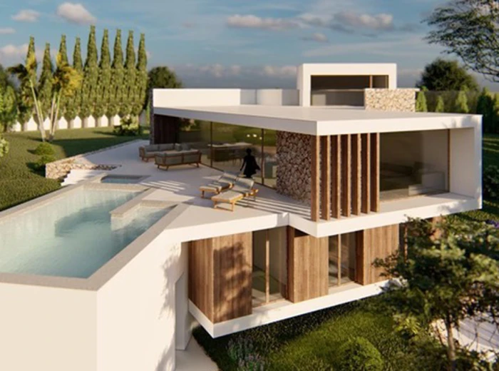 Luxuriöse neue Villa in Strandnähe-1