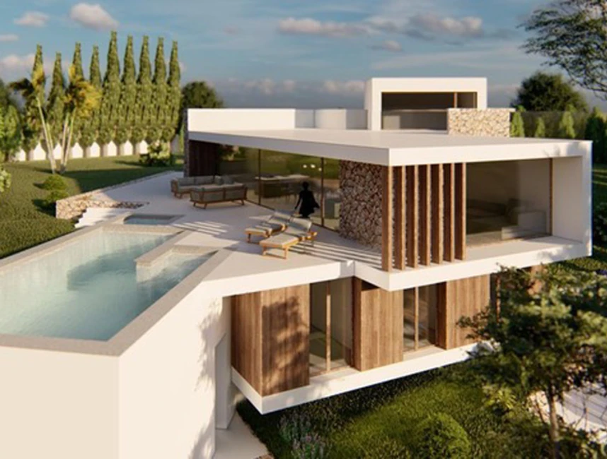 Luxe nieuwe villa op loopafstand van strand-1