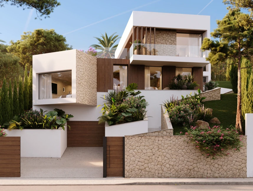 Luxe nieuwe villa op loopafstand van strand-11