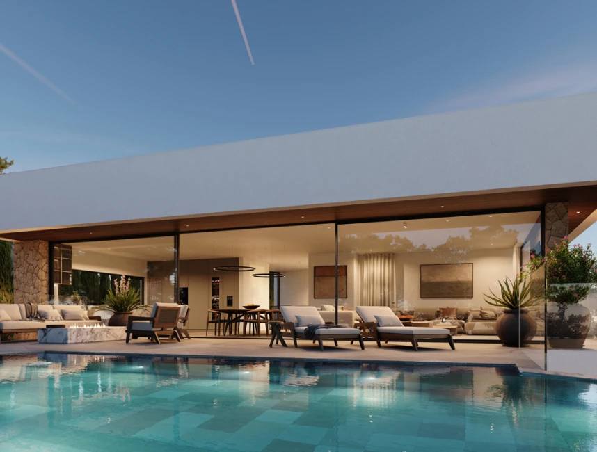 Luxe nieuwe villa op loopafstand van strand-5