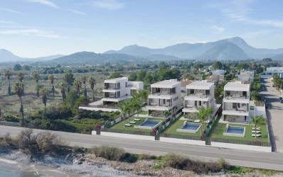 Proyecto de villas de lujo frente al mar - nueva construcción en Puerto Pollensa