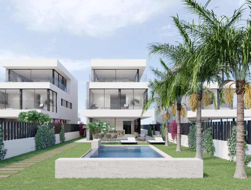 Luxury villa project on the seafront - new development in Puerto Pollensa-5