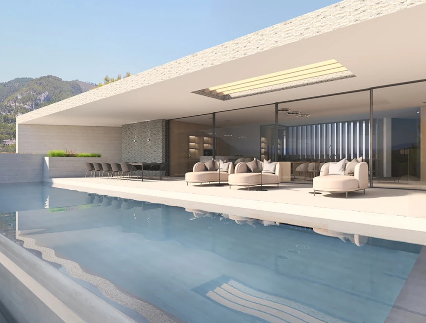 Exceptionell villa med havsutsikt nu under uppbyggnad i Son Vida, Palma de Mallorca-4