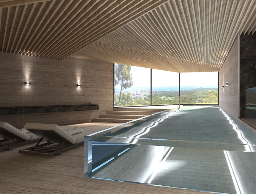 Exceptionell villa med havsutsikt nu under uppbyggnad i Son Vida, Palma de Mallorca-7