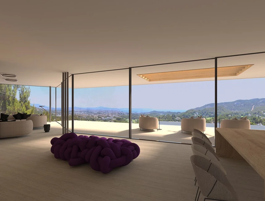 Uitzonderlijke villa met zeezicht nu in aanbouw in Son Vida-3