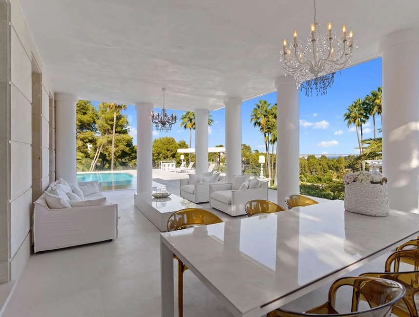 Neoclassic designer villa with sea views-2