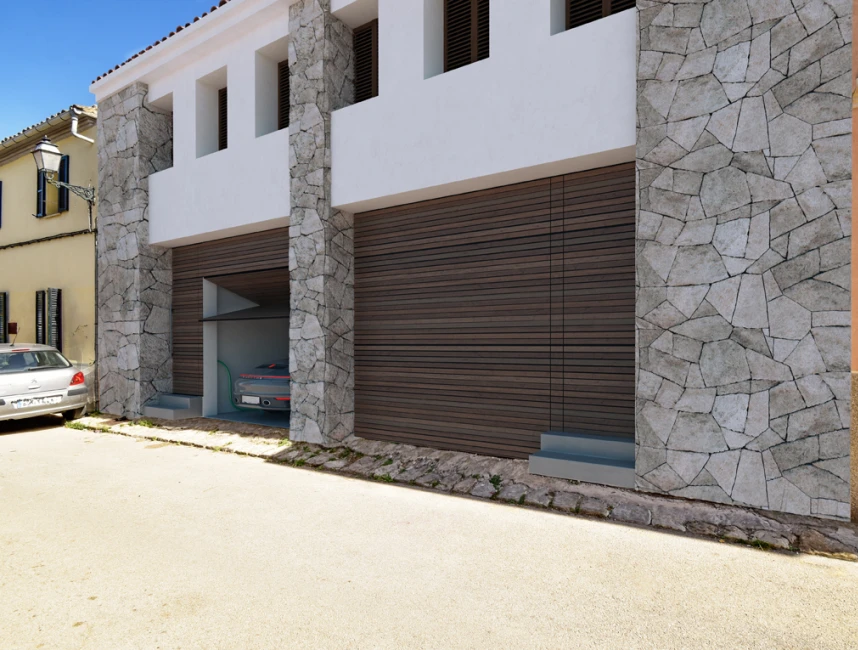 Villetta a schiera di nuova costruzione con piscina e garage-10