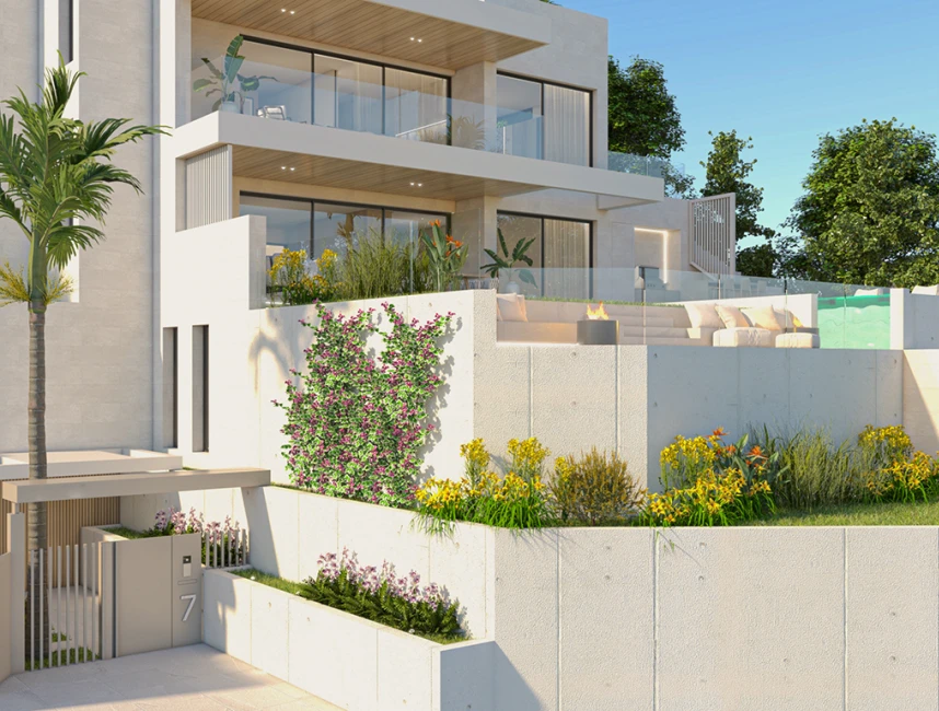 Vila de luxe en construcció amb precioses vistes en Son Vida-3
