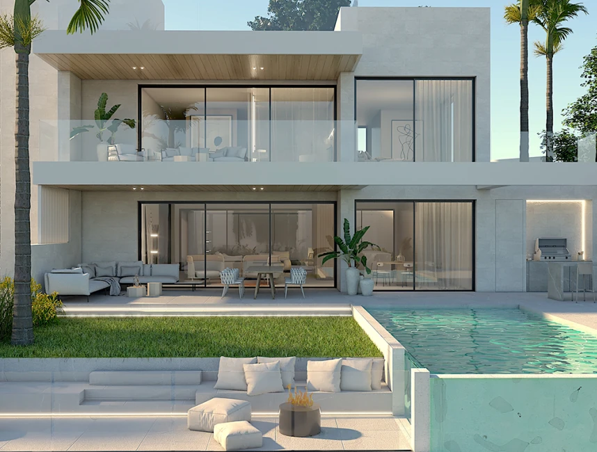 Luxe villa in aanbouw met prachtig uitzicht in Son Vida-2