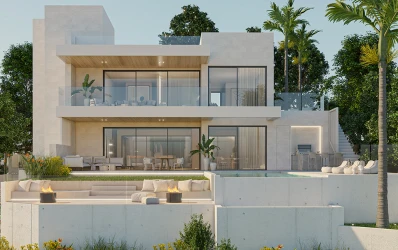 Villa de luxe en construction avec vue magnifique à Son Vida