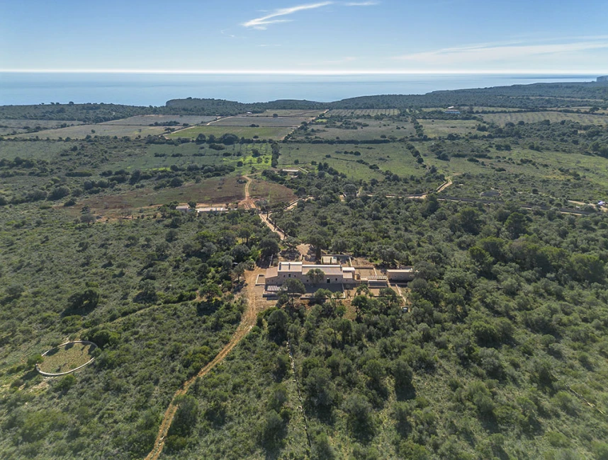 Restored heritage finca with sea views in Cala Varques-3