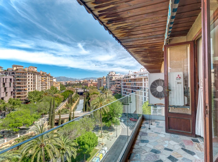 Lägenhet med utsikt och i behov av renovering på Paseo Mallorca - Palma, Gamla stan-11