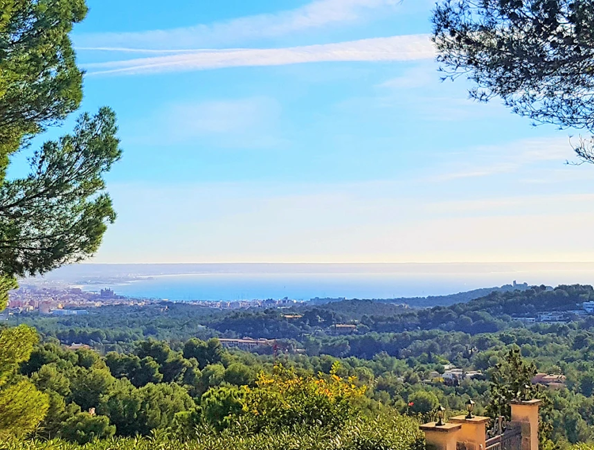 Mooi perceel met zeezicht in Son Vida, Palma de Mallorca-1