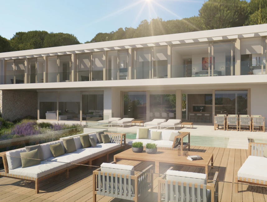 Moderne luxe villa met uitzicht op zee-2