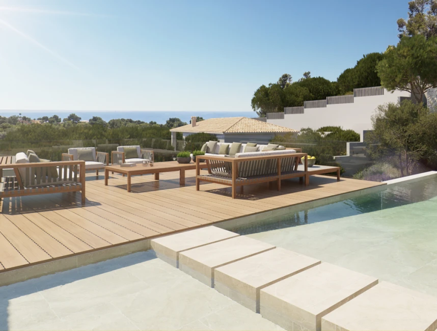 Moderne luxe villa met uitzicht op zee-1