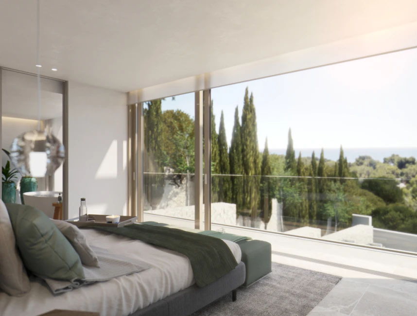 Moderne luxe villa met uitzicht op zee-8