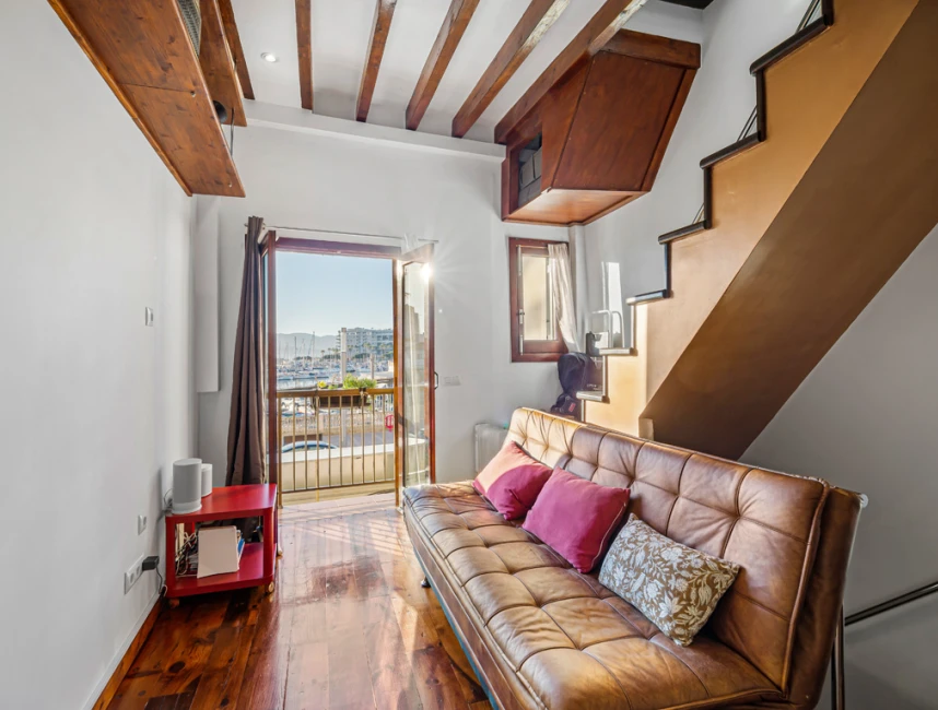 Bonito apartament reformat amb vista al port a Portixol-3