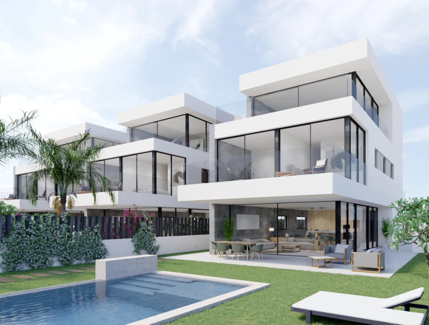 Luxury villa project on the seafront - new development in Puerto Pollensa-5