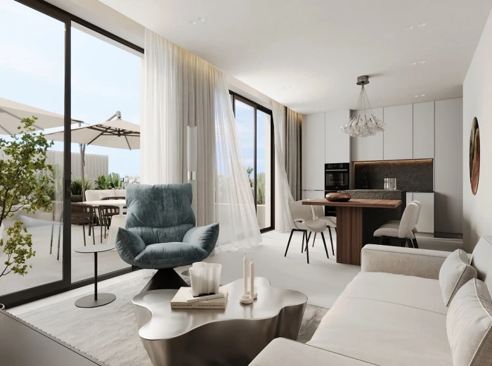 Newly built apartment with terrace in unique project - Nou Llevant-3