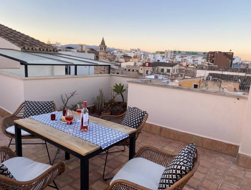 Affascinante appartamento con carattere di loft e terrazza sul tetto nel centro storico - Palma di Maiorca-7