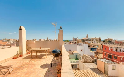 Charmant appartement avec loft et terrasse sur le toit dans la vieille ville - Palma de Mallorca