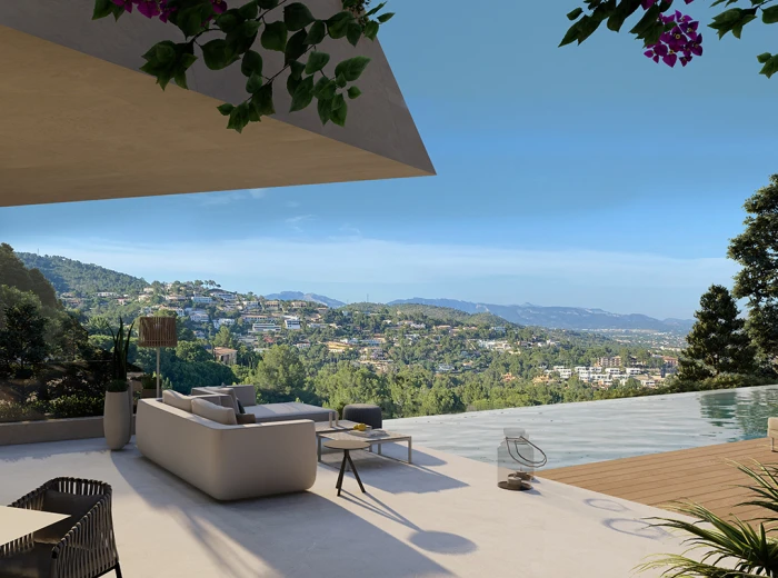 Building plot with panoramic views in Son Vida-4
