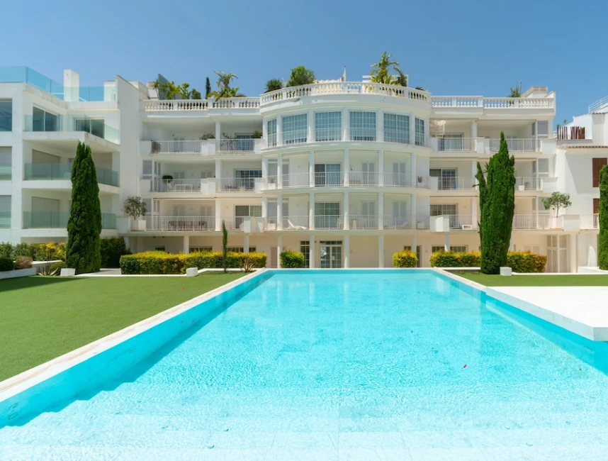 Modern lägenhet i välskött komplex med pool i Porto Cristo-6
