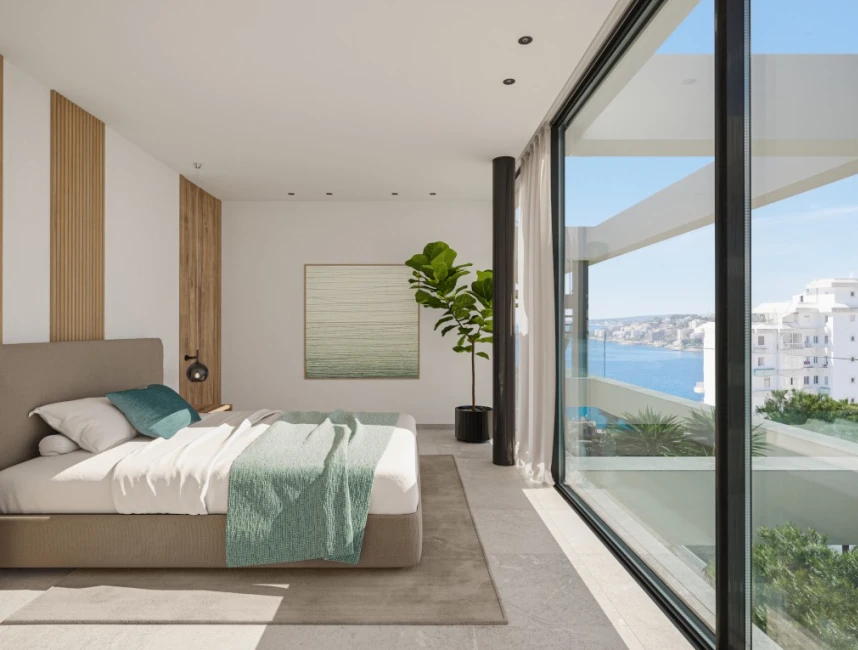 Ever Marivent: New build penthouse with roof terrace and stunning views-8