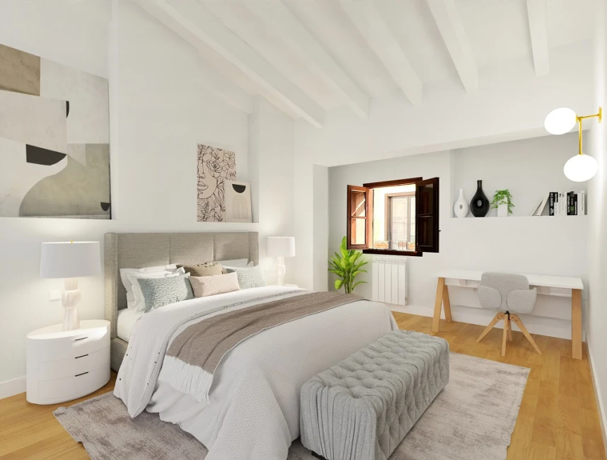 Casa amb caràcter amb terrassa, ascensor i garatge al nucli antic - Palma de Mallorca-14