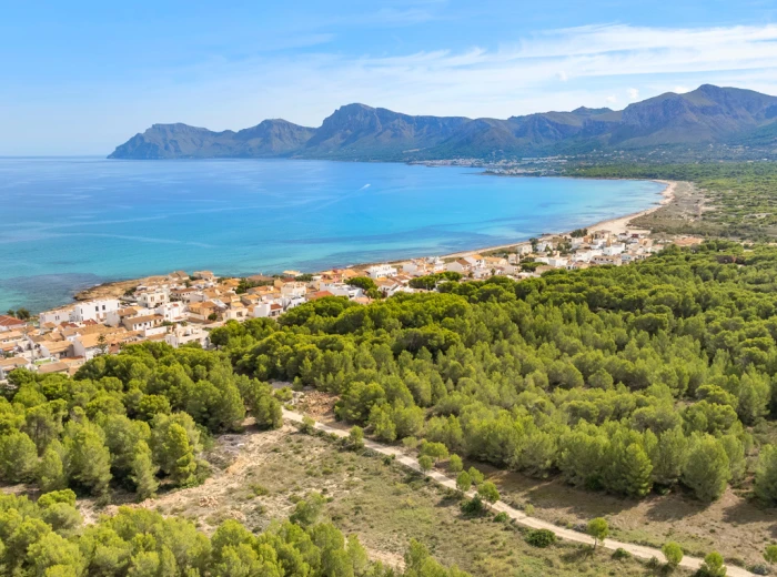 Land for sale with sea views and woodland in Son Serra de Marina-1