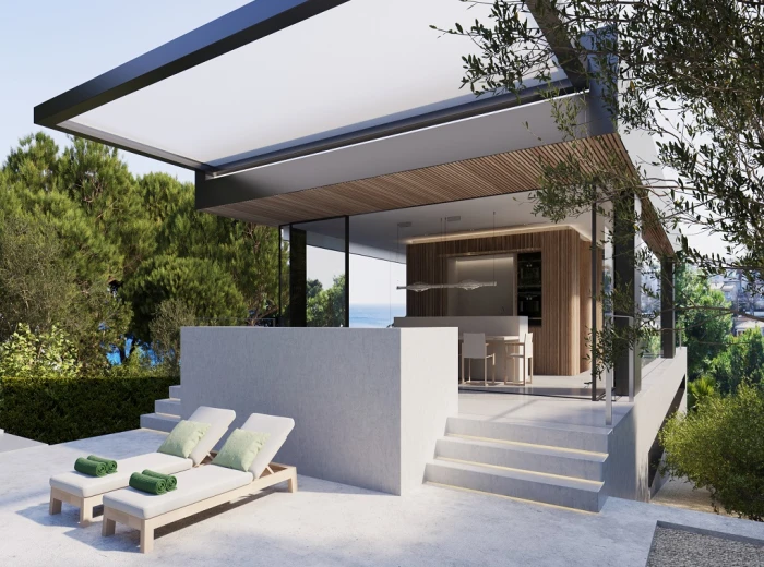 Unique designer villa in first sea line near Porto Cristo-5