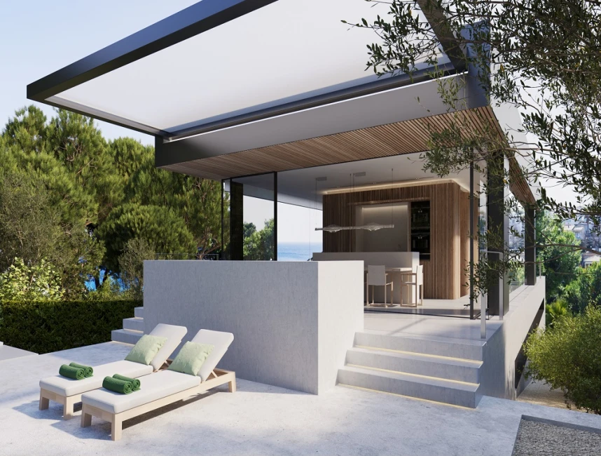 Villa design unique en première ligne de mer près de Porto Cristo-5