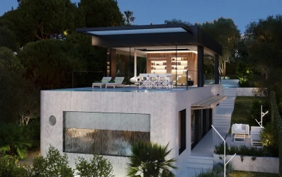 Villa design unique en première ligne de mer près de Porto Cristo