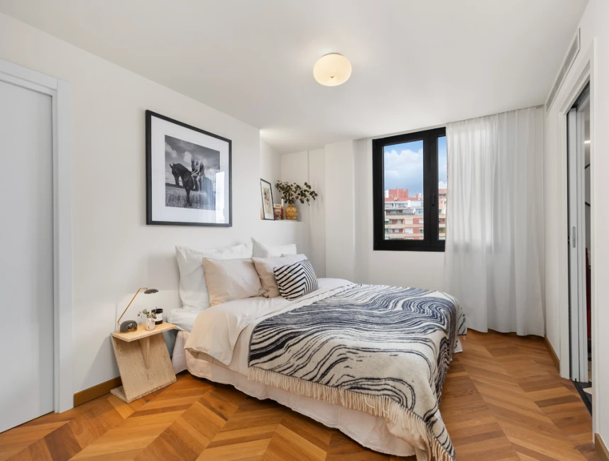 Appartamento elegante e senza tempo con terrazza e vista laterale sul mare a Palma di Maiorca - Centro città-9