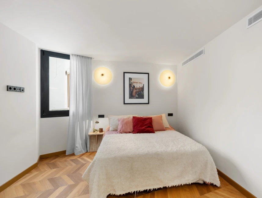 Tidlöst elegant lägenhet med terrass och lateral havsutsikt i Palma de Mallorca - City Centre-11