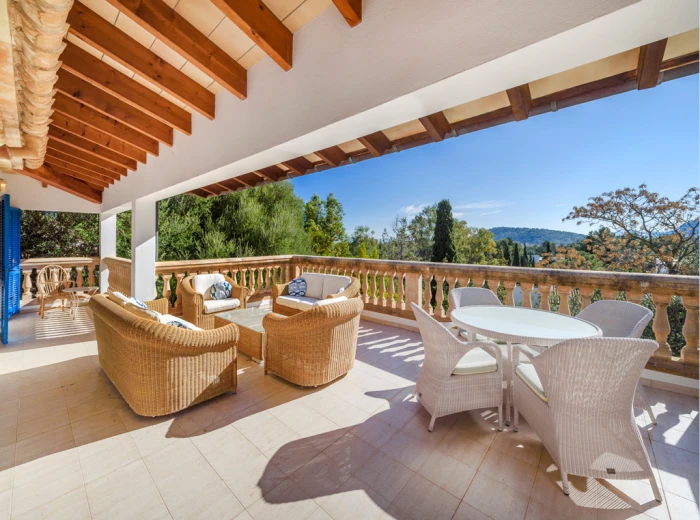 Favolosa villa familiare con splendida vista in vendita a Pollensa-7
