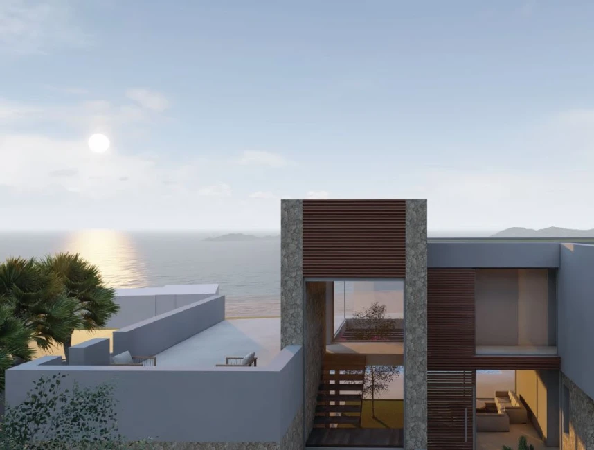 High-quality new build villa with sea view-9
