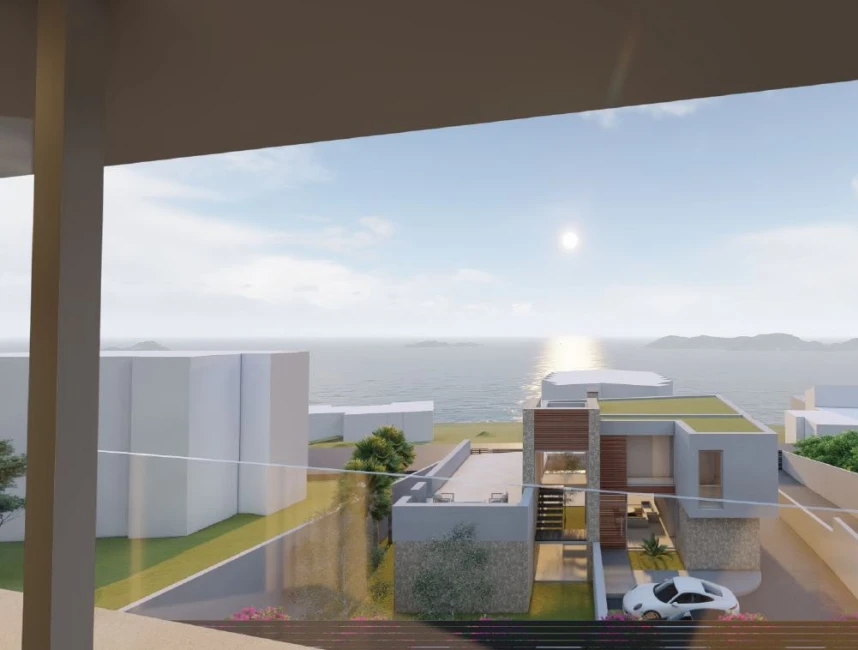 Villa di nuova costruzione di alta qualità con vista mare-8